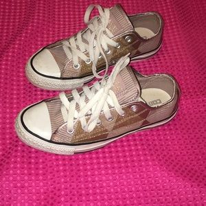 Sparkly Gold Converse